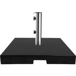 Parasolfod Freetown 50 x 50 x 6 cm sort granit - Sunlife