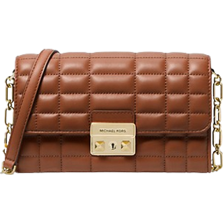 MK Tribeca Leather Convertible Crossbody Bag - Brown - Michael Kors - ONE SIZE
