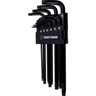 H?ndv?rker Hex Key Allen skruen?gle s?t med bold-end Torx 10 stykke (CMHT26031)