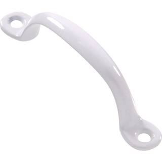 Hardware Essentials 851569 Utility Pull White Coating 3-3/4 """"