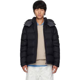 Moncler Montgenevre Flannel Down Jacket Navy