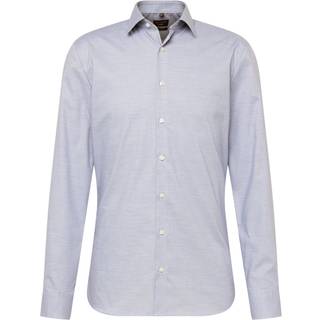 OLYMP Herren Hemd blau meliert Slim Fit