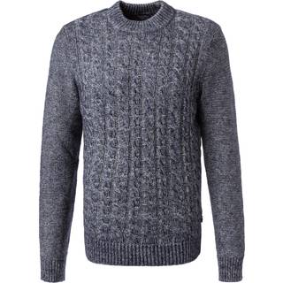 OLYMP Herren Pullover blau unifarben