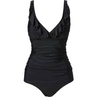 Trofe Rimini Solid Swimsuit - Black - 46