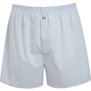 Jockey Woven Poplin Boxer Shorts - White check - 3XL