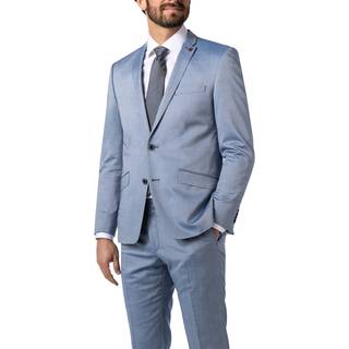 ROY ROBSON Herren Sakko blau meliert Slim Fit