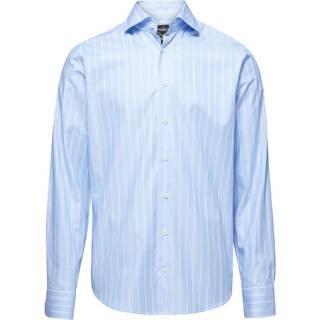 van Laack Herren Hemd blau gestreift
