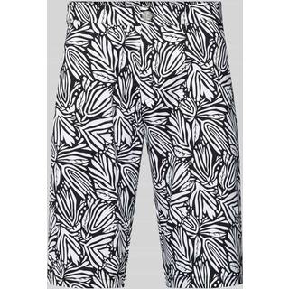KARL LAGERFELD Herren Shorts schwarz gemustert