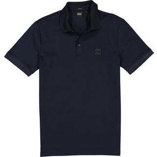 BOSS Black Herren Polo-Shirt blau