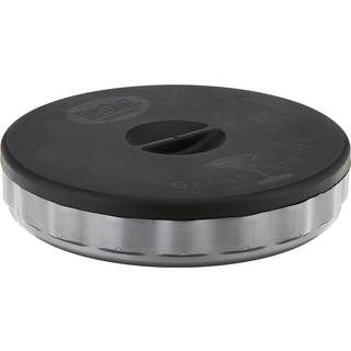 Tablecraft Glass Rimmer Set Gray Plastic Base med sort gummiafd?kning 1 -t?lling (pakke p? 1)