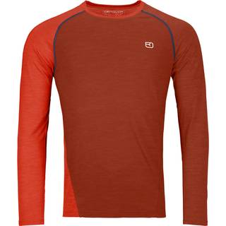 Ortovox 120 Cool Tec Fast Upward Long Sleeve Funktionsshirt Herrer størrelse M farve rød