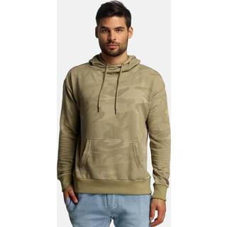 Urban Classics Camo Hoodie Høj hals Sand camo