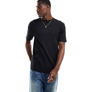 River Island River Island Black Slim Fit 100% Cotton T-Shirt