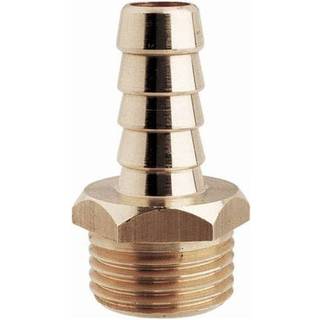 Slangnippel Maestrini Male Hose Tail, messing, 3/4" G (BSP) (udvendig) til 13 mm (1/2") slange
