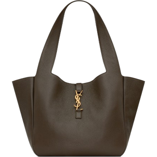 Saint Laurent Le 5 Ã 7 Bea leather tote bag - grey - One Size