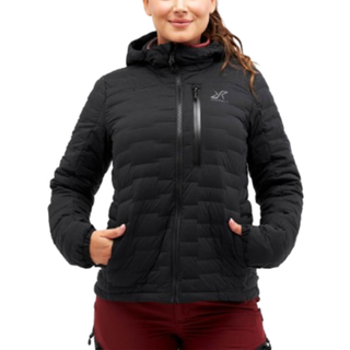 Flex Stretch Down Jacket Dame Black, Størrelse:M - Vinterjakker