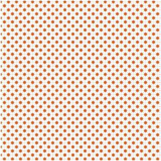 Stoff Sterne rot-gold 50x140cm - Rot, Gold