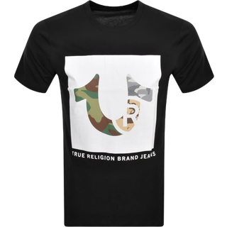 True Religion Multi Camouflage T Shirt Black