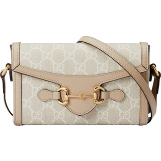 Gucci Gucci Horsebit 1955 GG Mini crossbody bag - beige - One Size