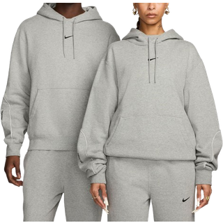 NIKE QS/TZ Nike | Nike x NOCTA Fleece Hoodie Grey | hoodies Grey - Størrelse: XS - DK GREY HEATHER/MATTE SILVER - Grey - XS