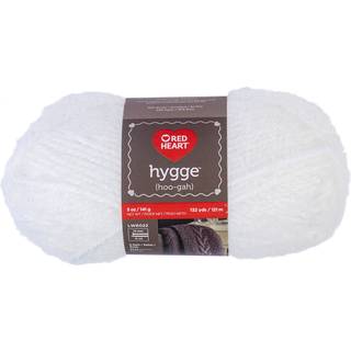 Rødt hjertehygge garn 5oz sne 5 fl oz