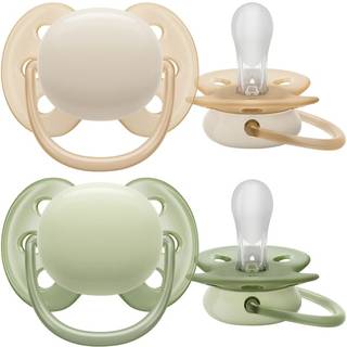 Philips Avent SCF091/05 Ultra Soft -sutter, 0-6 måneder, 2 stk, neutral