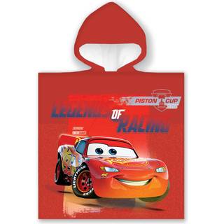 Badeponcho - Børnehåndklæde - 50x100 cm - Lynet Mc Queen piston cup - 100% Bomuld