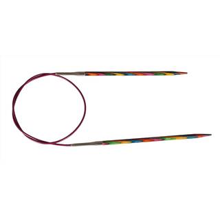 KnitPro Symfonie FASTE Rundpinde 80 cm (2.00-12.00mm) 2.50mm Indhold:1 fast rundpind Materiale:Højpoleret, multifarvet birketræ Typer: Faste rundpinde Størrelser:2.00-12.00 mm.