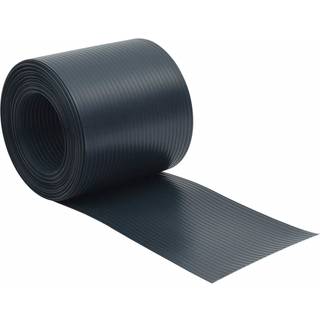 haveskærme 10 stk. 252,5x19 cm PVC grå
