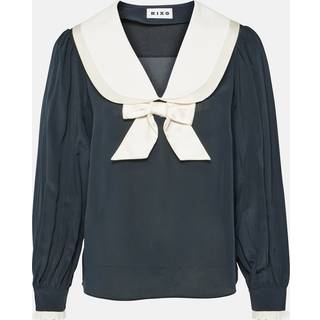 Rixo Eimer silk blouse - blue - S