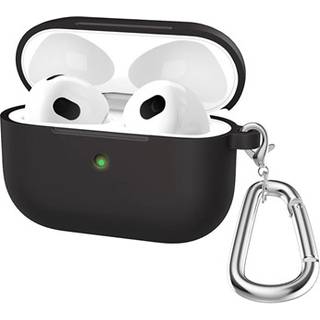 AirPods 3 Silikonecover med Nøglering A060 - Rød