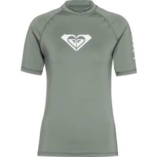 Roxy VOKSEN whole hearted kortærmet soltrøje agave green