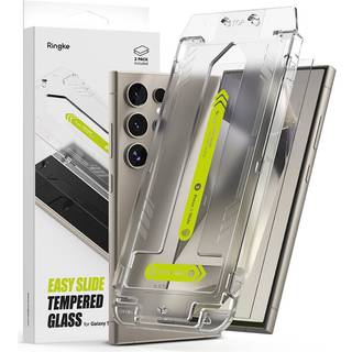 Samsung Galaxy S24 Ultra Ringke Easy Slide Skærmbeskyttelse Hærdet Glas - 2 stk.