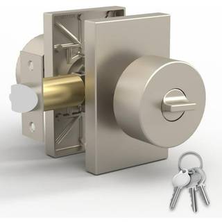 Mega Håndtag - Laura Entry I Door Knob til indgangsindgang og badeværelse I Reversible Heavy Duty Design I Passer til alle standarddørstørrelser