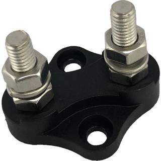 Klemrække Connex, 2 x M6, sort (minus)