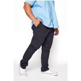 BadRhino Big & Tall BadRhino Big & Tall Blue Elasticated Waist Rugby Trousers