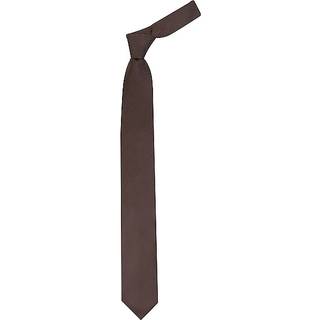 Stenströms Brown Silk Tie | Herre |Accessories | Størrelse: One Size | Mørkebrun
