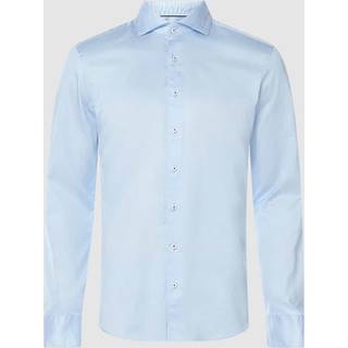 SLIM FIT Soft Luxury Shirt in light blue plain