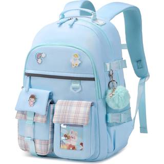 Kidnuo rygs?k til piger 15,6 tommer b?rbar skolepose b?rn b?rnehave Elementary College Rygs?kke Store bogtasker til teen piger Kvinderstuderende