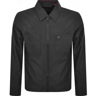HUGO Herren Overshirt schwarz
