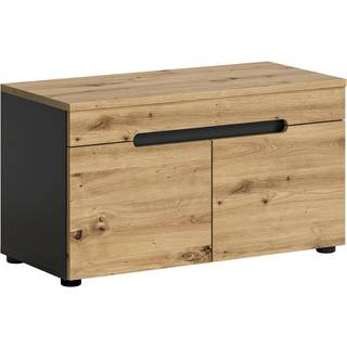 Canu bænk 2 låger eg dekor.