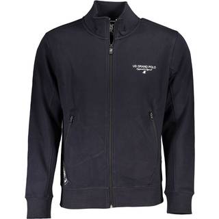 U.S. Grand Polo Chic Fleece-Lined Sweatshirt with Contrast Zip Detail