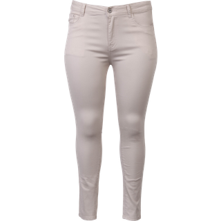 BS Jeans Dame Jeans Plus Size - Beige - 44