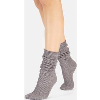 Glitter rib strømper - Excalibur