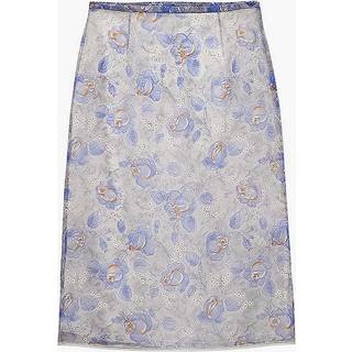 Printed Nylonette Skirt - 40
