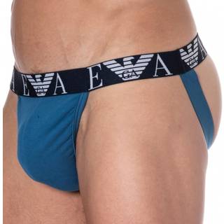 Emporio Armani Bold Monogram Cotton Jock - Octane
