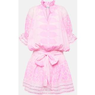 Juliet Dunn Printed cotton shirt dress - pink - S