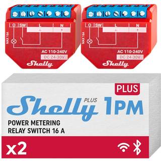 Shelly - Plus 1PM (Dual pack)