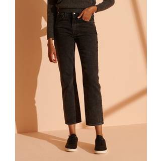 Superdry Højtaljede jeans med lige ben