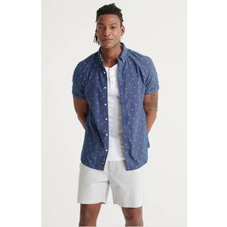 Superdry Classic Shoreditch skjorte med print og korte ærmer